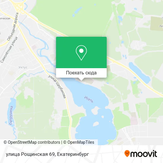 Карта улица Рощинская 69