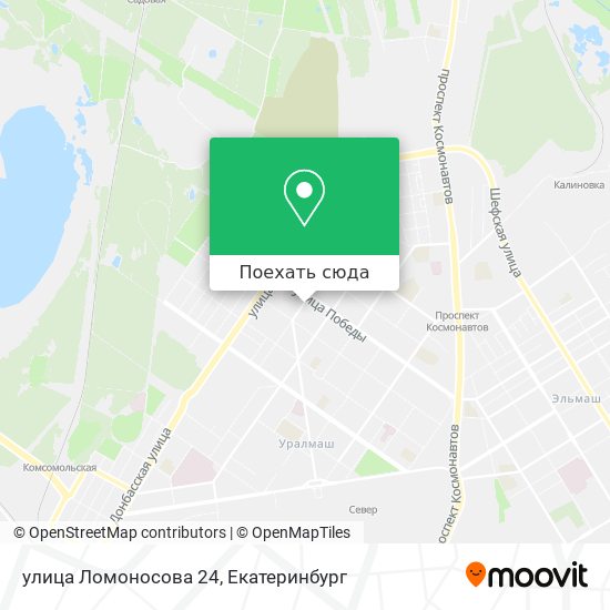 Карта улица Ломоносова 24