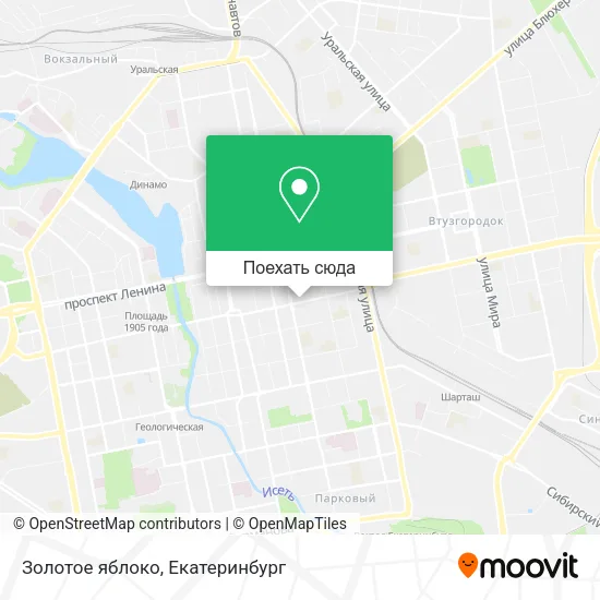 Карта Золотое яблоко