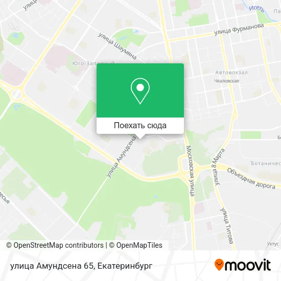 Карта улица Амундсена 65