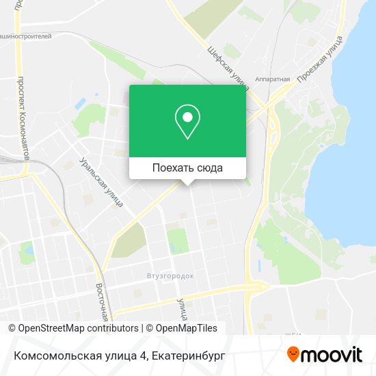 Карта Комсомольская улица 4