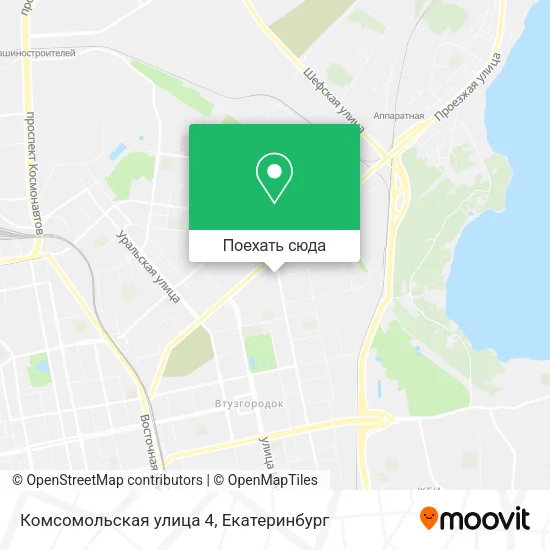 Карта Комсомольская улица 4