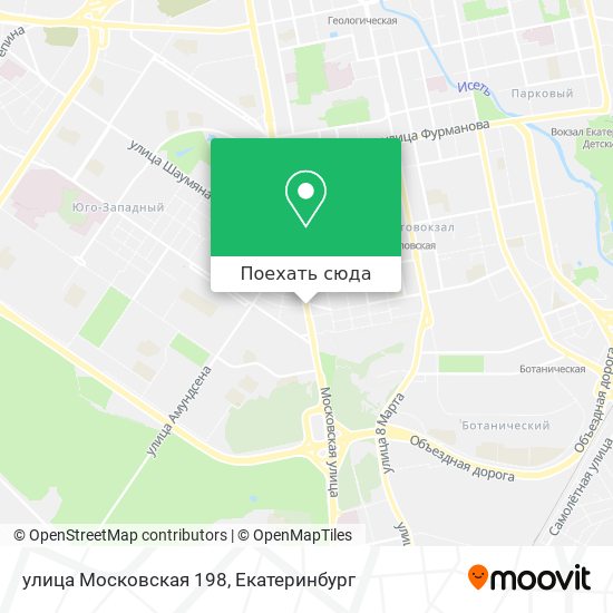 Карта улица Московская 198