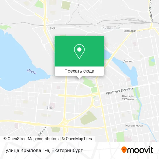 Карта улица Крылова 1-а