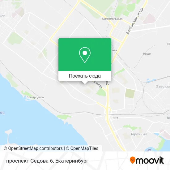 Карта проспект Седова 6