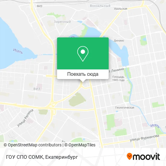 Карта ГОУ СПО СОМК