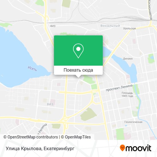 Карта Улица Крылова