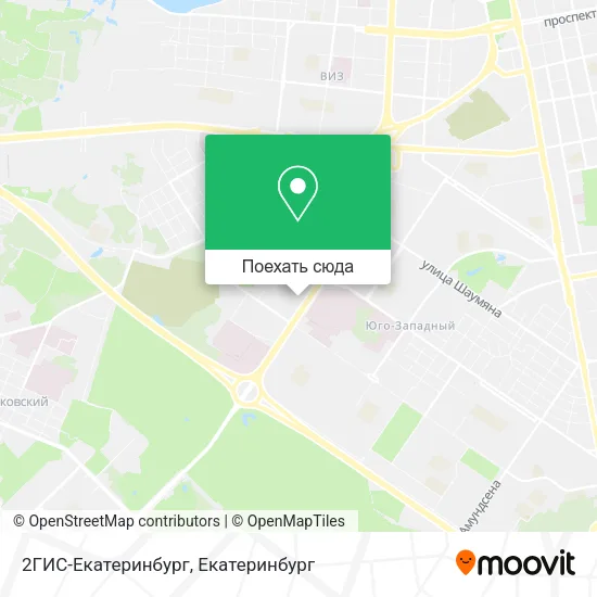 Карта 2ГИС-Екатеринбург