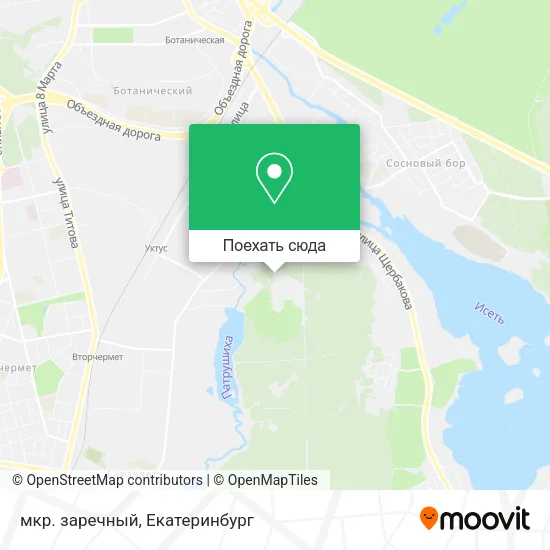 Карта мкр. заречный