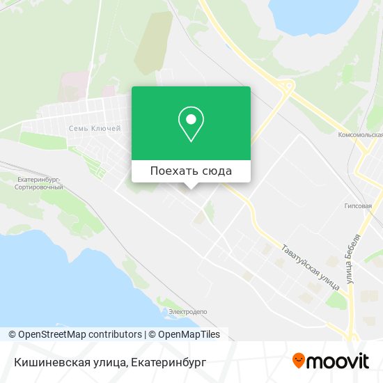 Карта Кишиневская улица