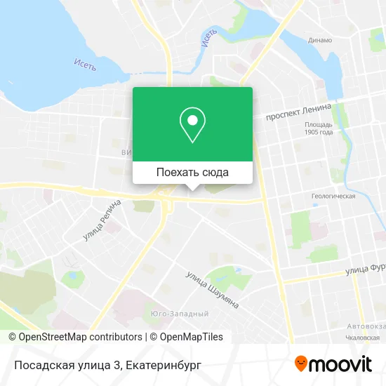 Карта Посадская улица 3