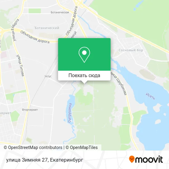 Карта улица Зимняя 27