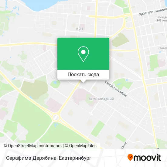 Карта Серафима Дерябина