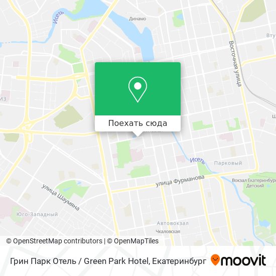 Карта Грин Парк Отель / Green Park Hotel