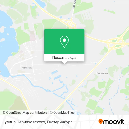 Карта улица Черняховского