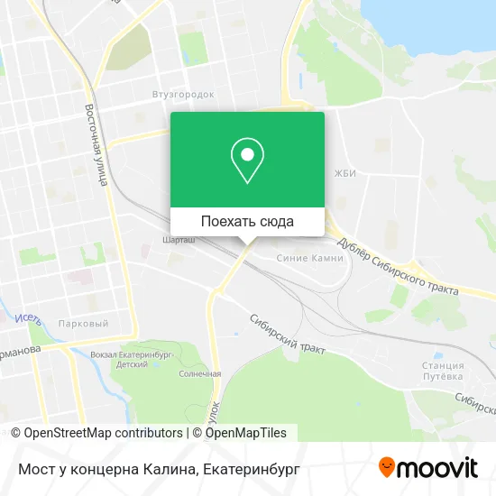 Карта Мост у концерна Калина