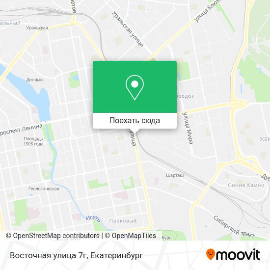Карта Восточная улица 7г