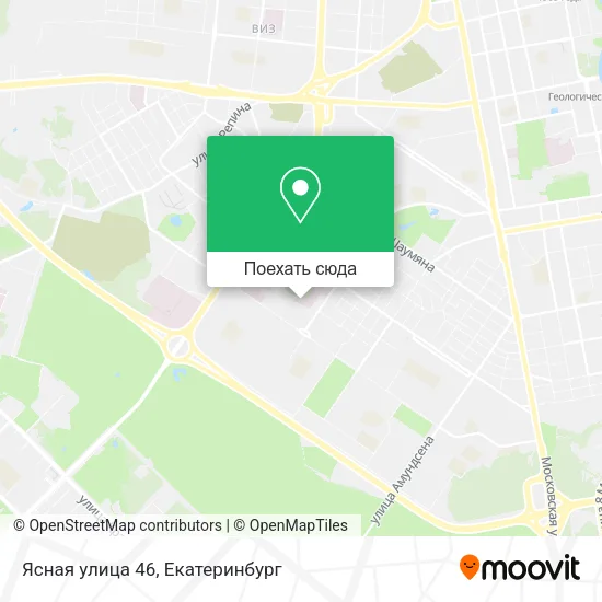 Карта Ясная улица 46