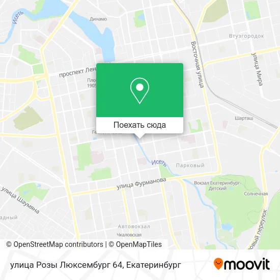 Карта улица Розы Люксембург 64