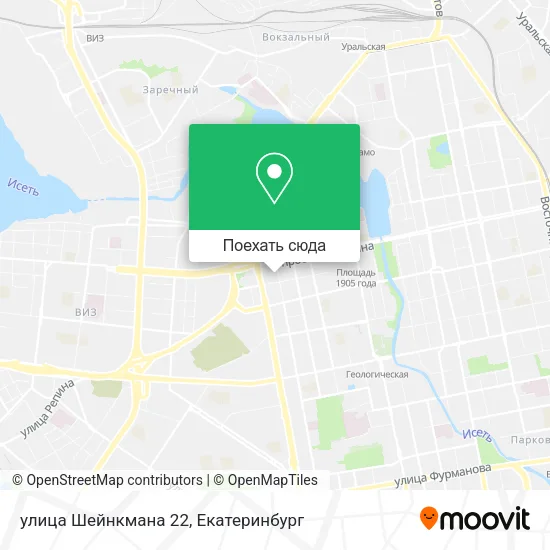 Карта улица Шейнкмана 22