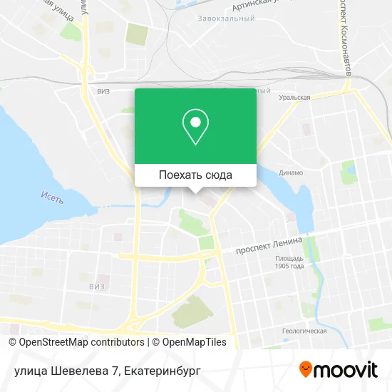 Карта улица Шевелева 7