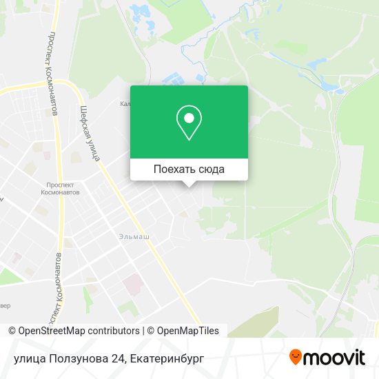 Карта улица Ползунова 24