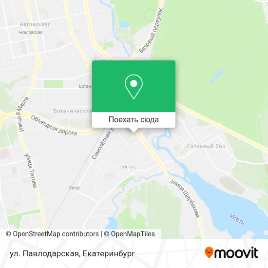 Карта ул. Павлодарская