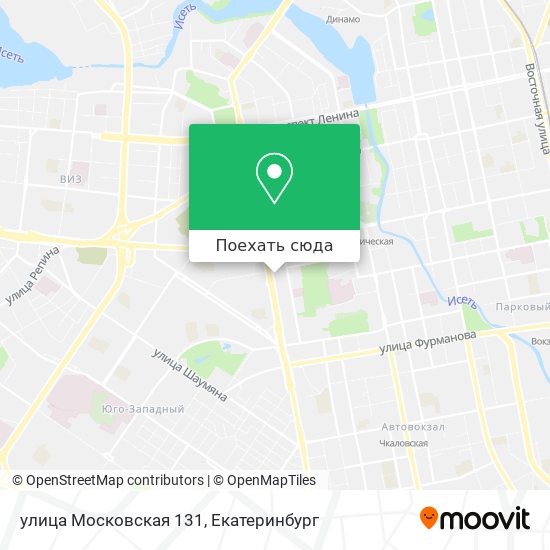 Карта улица Московская 131