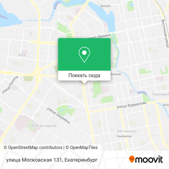 Карта улица Московская 131