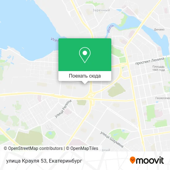 Карта улица Крауля 53