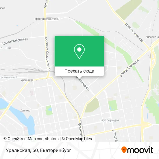 Карта Уральская, 60