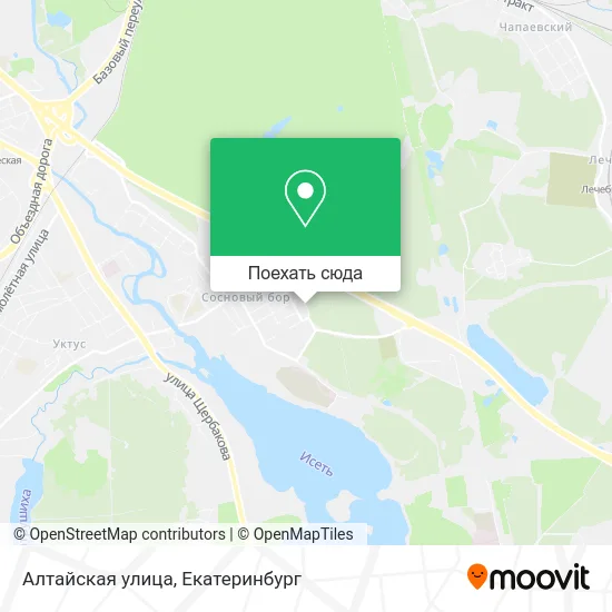 Карта Алтайская улица