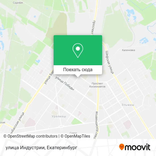 Карта улица Индустрии