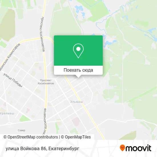 Карта улица Войкова 86