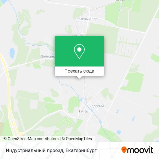 Карта Индустриальный проезд