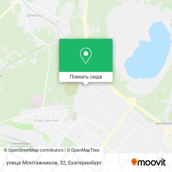 Карта улица Монтажников, 32