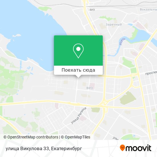 Карта улица Викулова 33