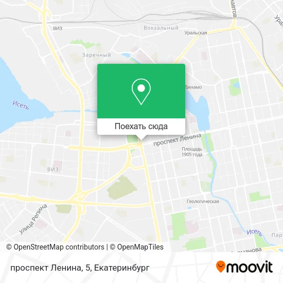 Карта проспект Ленина, 5