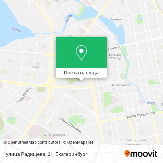 Карта улица Радищева, 61