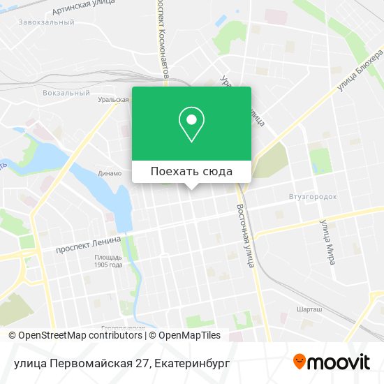 Карта улица Первомайская 27