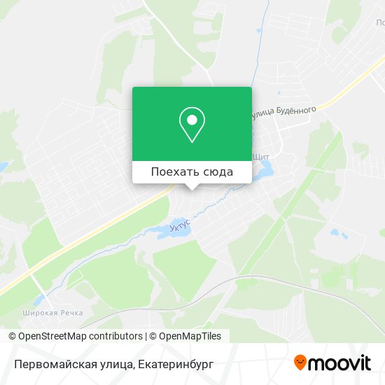 Карта Первомайская улица