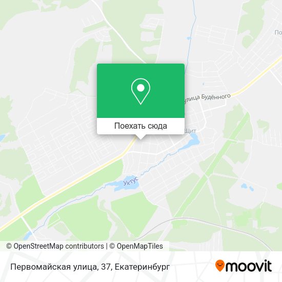 Карта Первомайская улица, 37