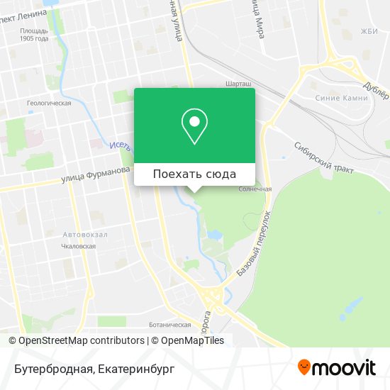 Карта Бутербродная