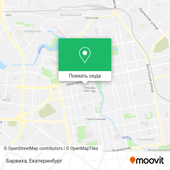 Карта Барвиха