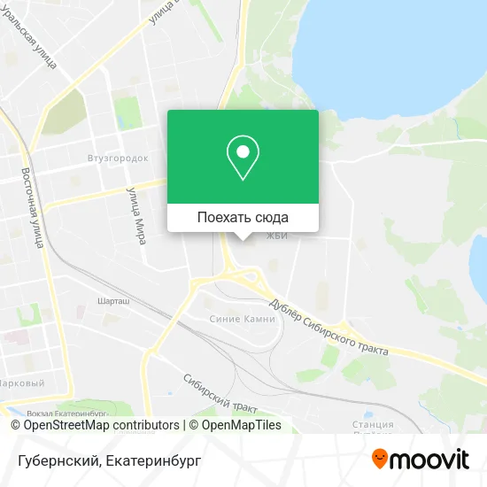 Карта Губернский