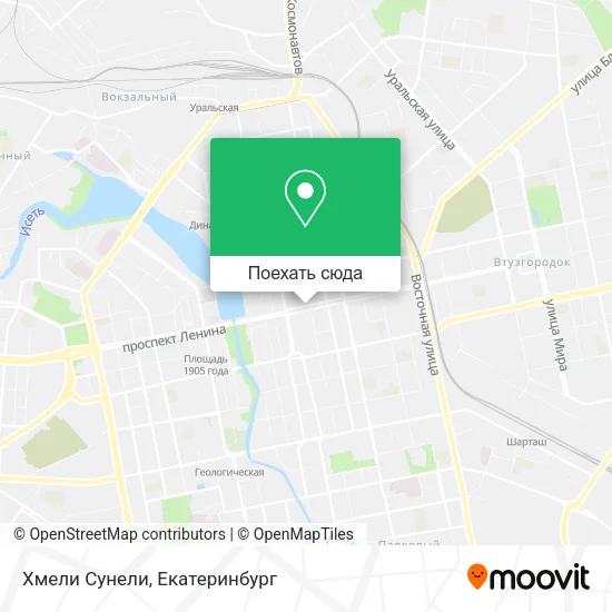 Карта Хмели Сунели