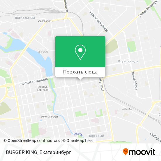 Карта BURGER KING
