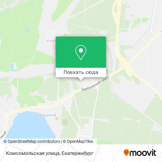 Карта Комсомольская улица