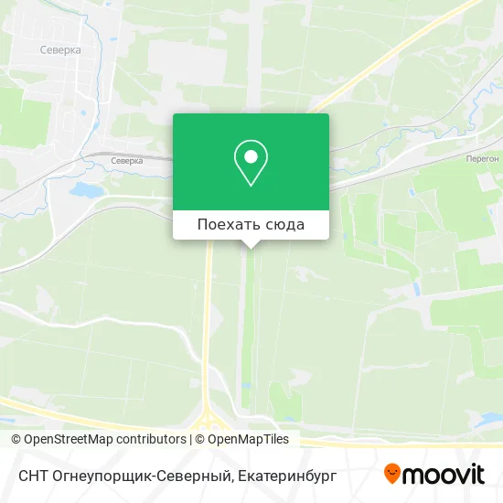 Карта СНТ Огнеупорщик-Северный