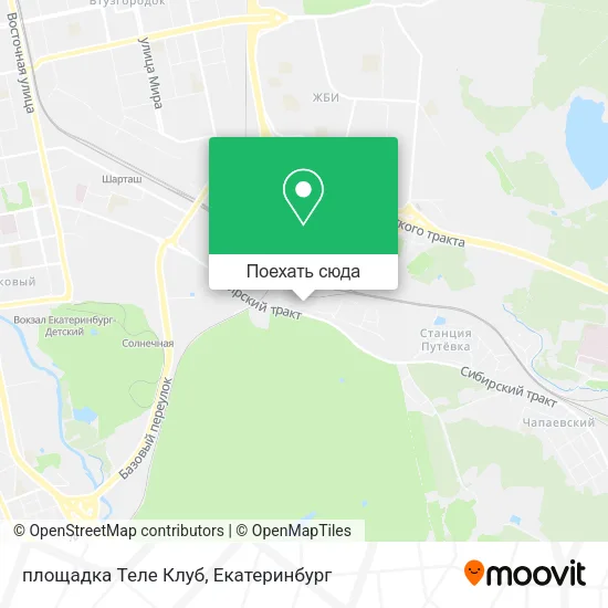 Карта площадка Теле Клуб